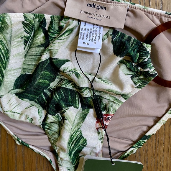 Cult Gaia Adriana Degreas Tropical One-Shoulder Swimsuit - Picture 14 of 14